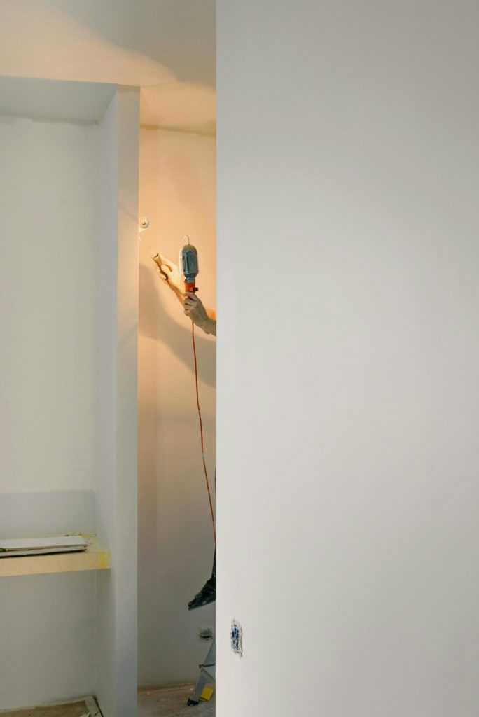 renovation secondary housing process modern interior aesthetic professional photography